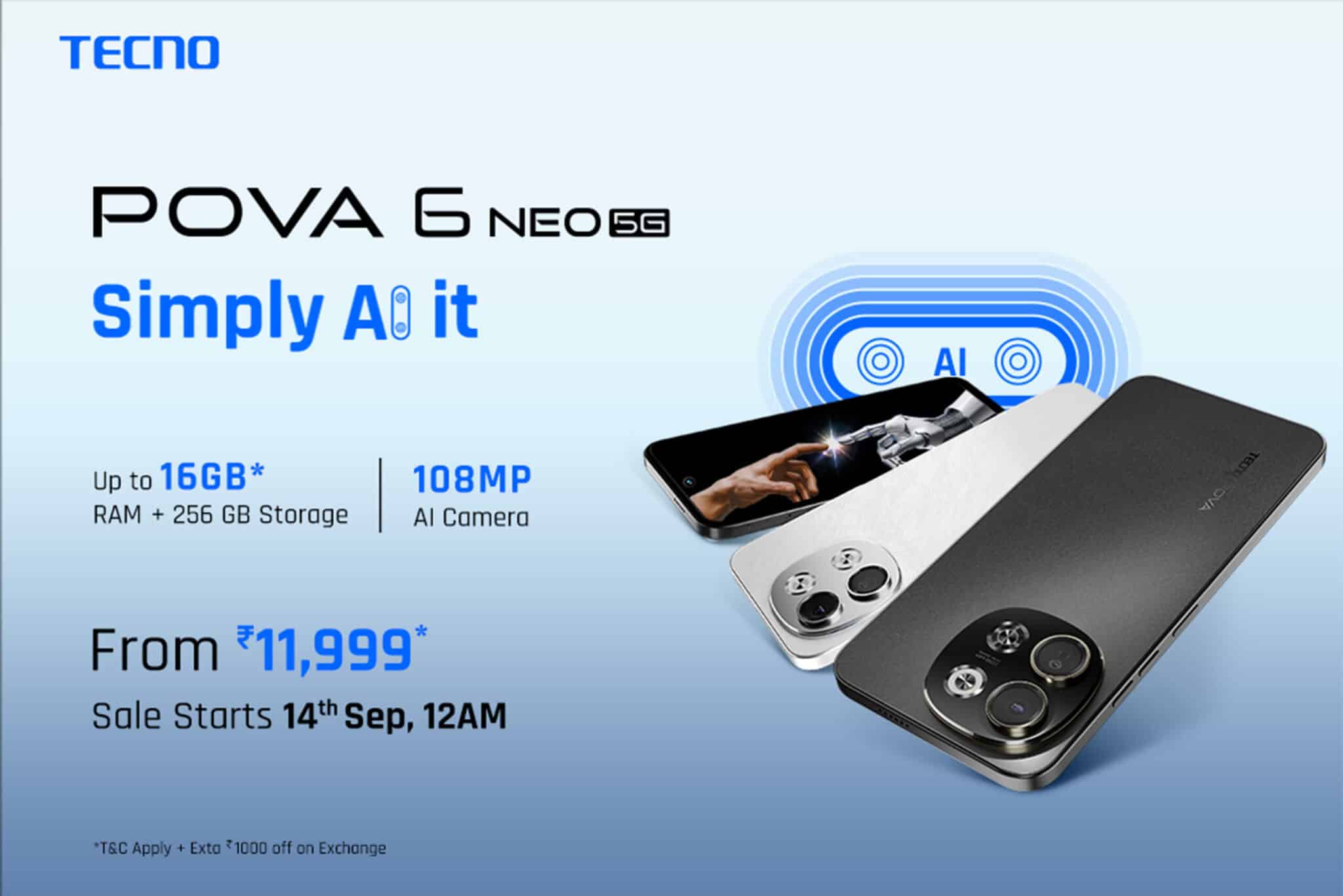 TECNO POVA 6 Neo: Democratizing AI in Smartphones