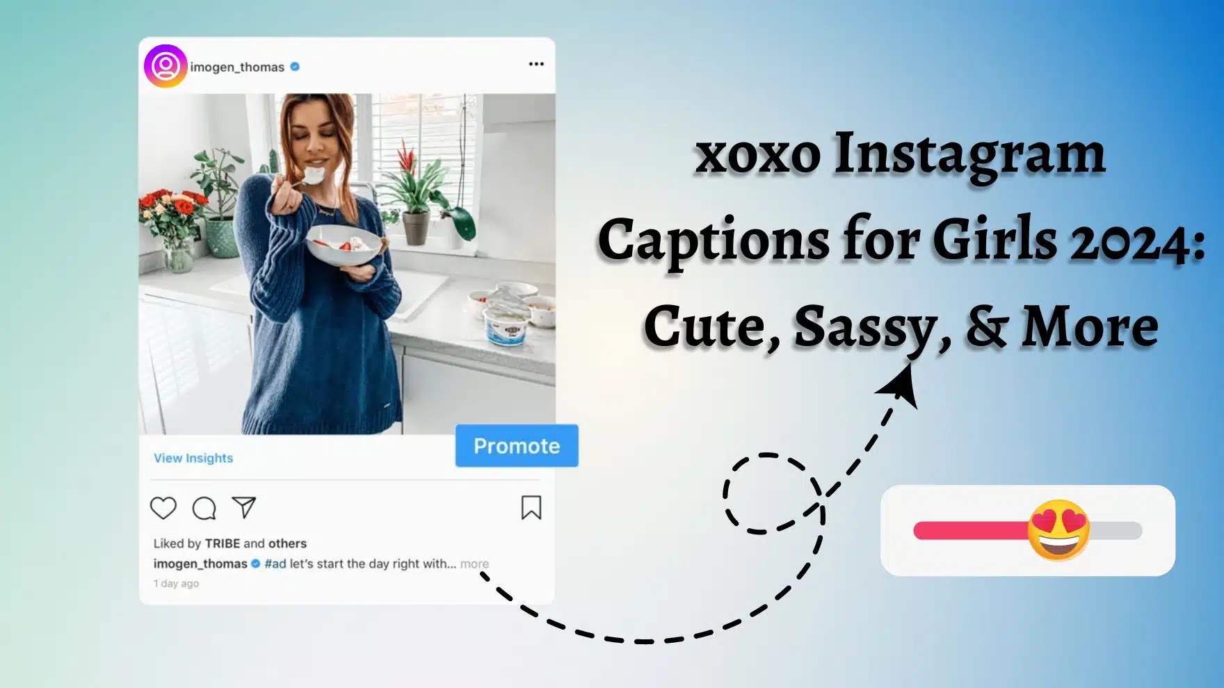 xoxo Instagram Captions for Girls 2024: Cute, Sassy, & More