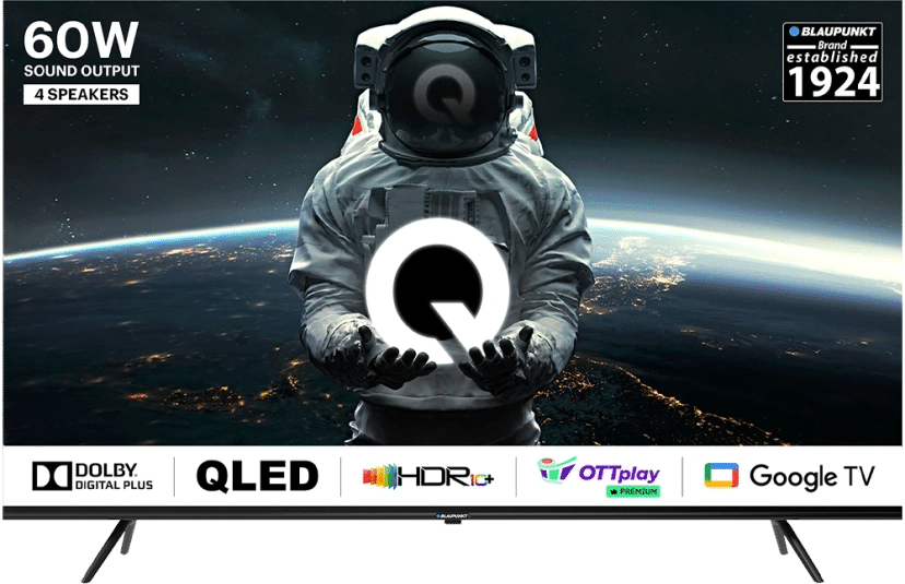 Blaupunkt 126 cm (50 inches) Quantum Dot Series 4K Ultra HD QLED Google TV
