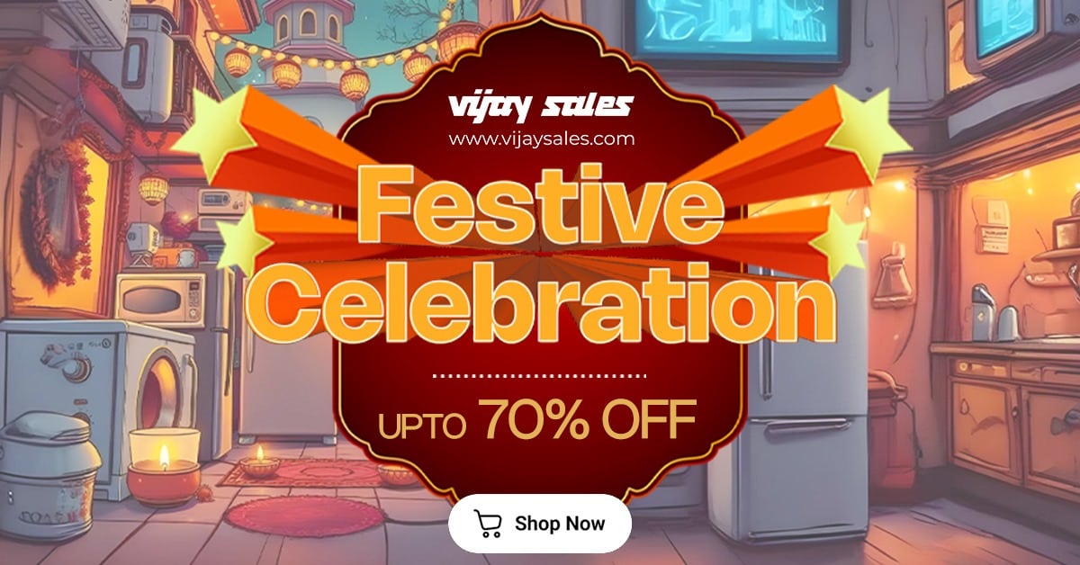 Vijay Sales Festive Celebration Sale Offers Massive Discounts on Electronics and Appliances