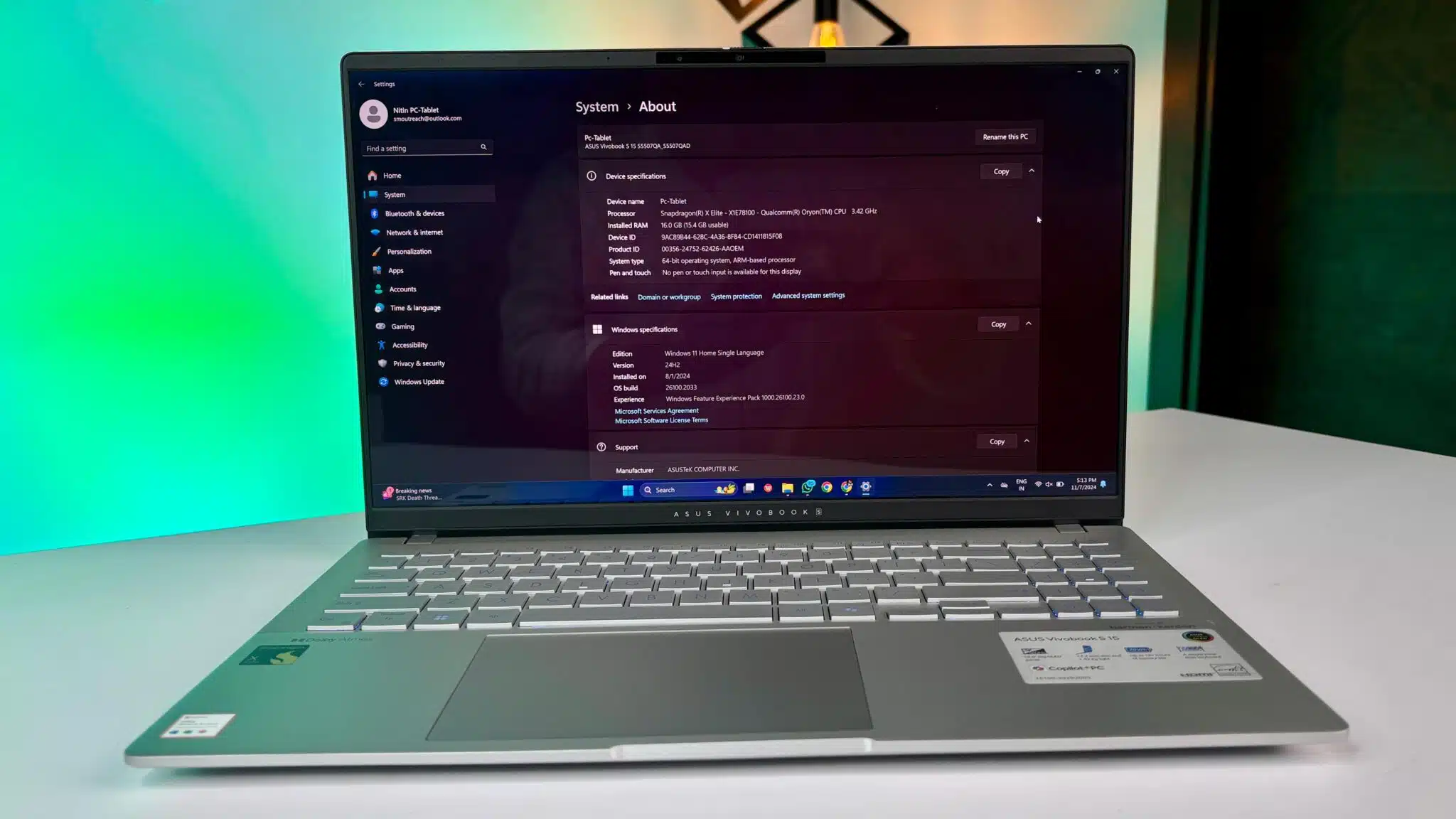 ASUS Vivobook S 15 OLED Review