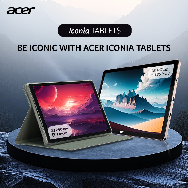 Acer India Launches Iconia Tablet in 8.7-inch and 10.36-inch Sizes: Power Meets Portability