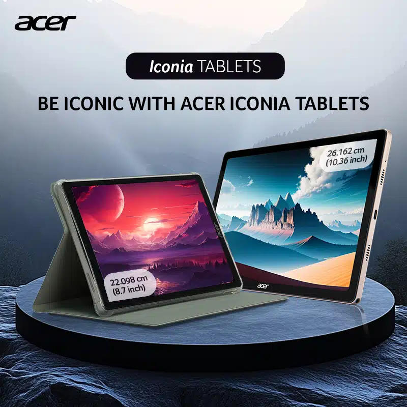 Acer India Launches Iconia Tablet in 8.7-inch and 10.36-inch Sizes: Power Meets Portability