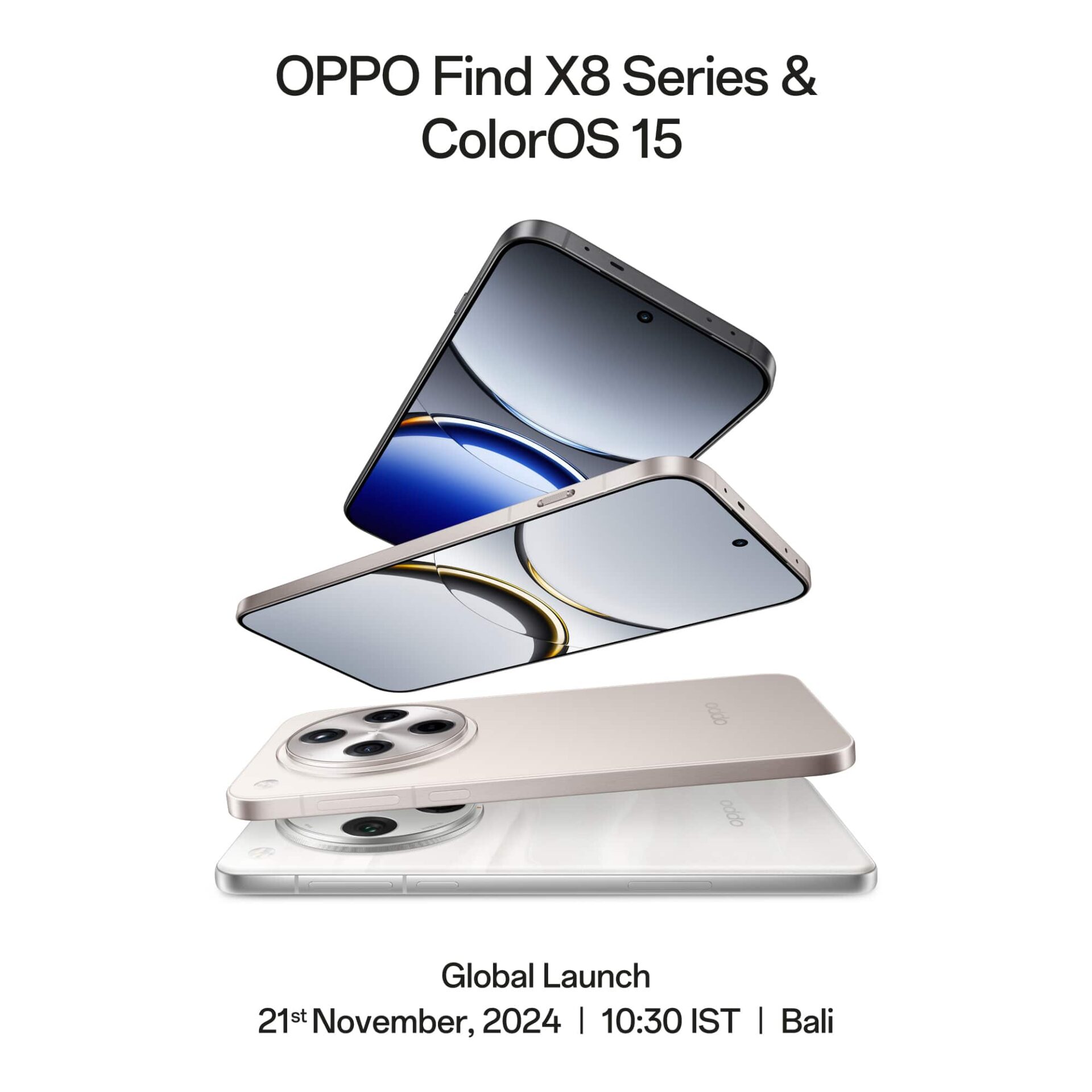 OPPO Find X8 Series with ColorOS 15 Launches Globally, Redefining Flagship Standards 1 OPPO Find X8 Series with ColorOS 15 Launches Globally, Redefining Flagship Standards
