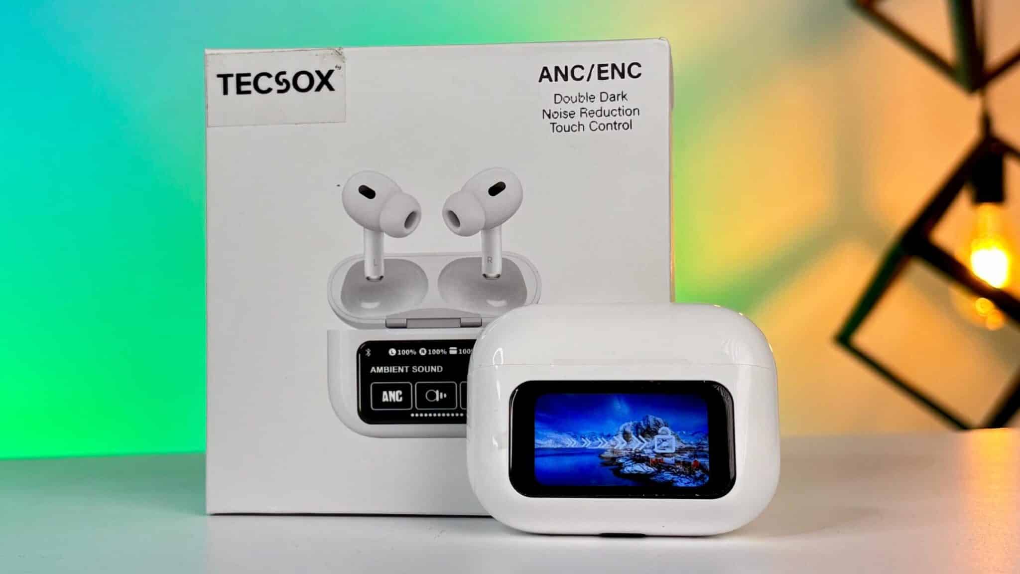 TecSox Alpha Smart Display TWS Bluetooth Earbuds