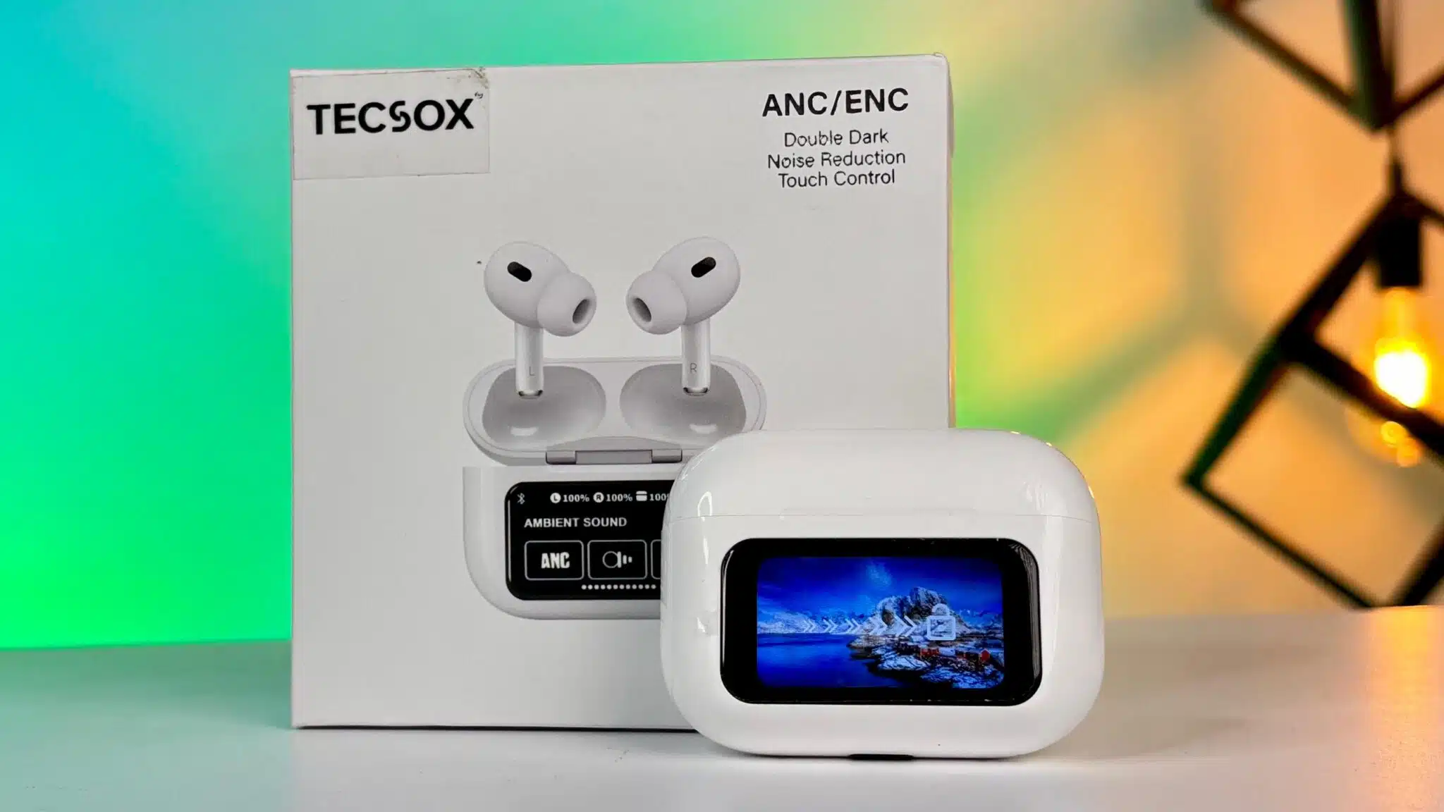 TecSox Alpha Smart Display TWS Bluetooth Earbuds