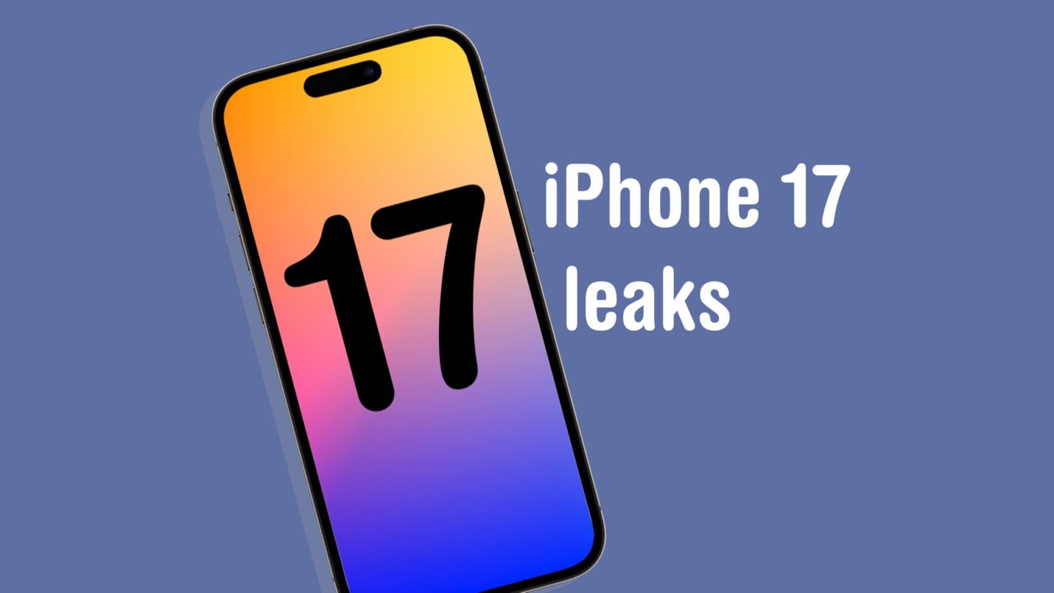 iPhone 17 Rumors