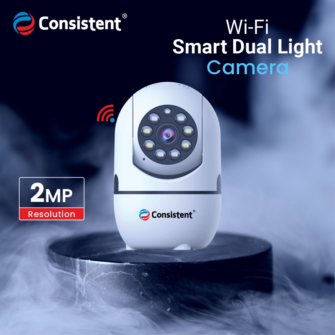 Consistent Infosystems Introduces Affordable 2MP Wi-Fi Smart Dual Light Camera 1 Consistent Infosystems Introduces Affordable 2MP Wi-Fi Smart Dual Light Camera