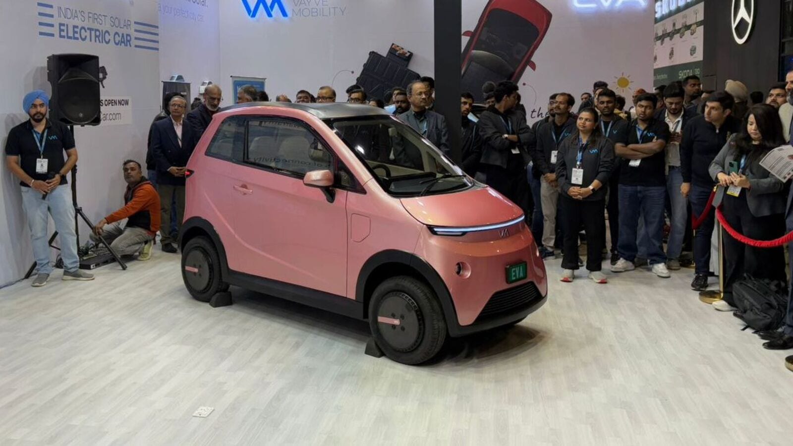 India's First Solar Electric Car Eva Breaks Cover