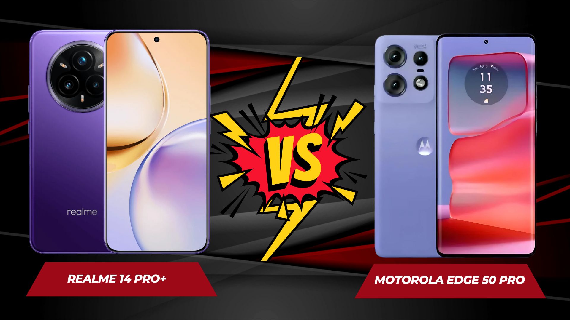 Realme 14 Pro+ vs Motorola Edge 50 Pro: The Ultimate Comparison