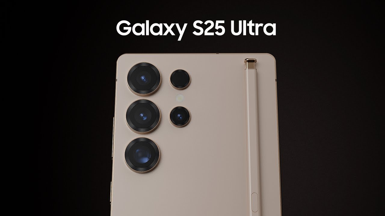 Futuristic Galaxy S25 smartphone with advanced battery features in a cosmic space theme.