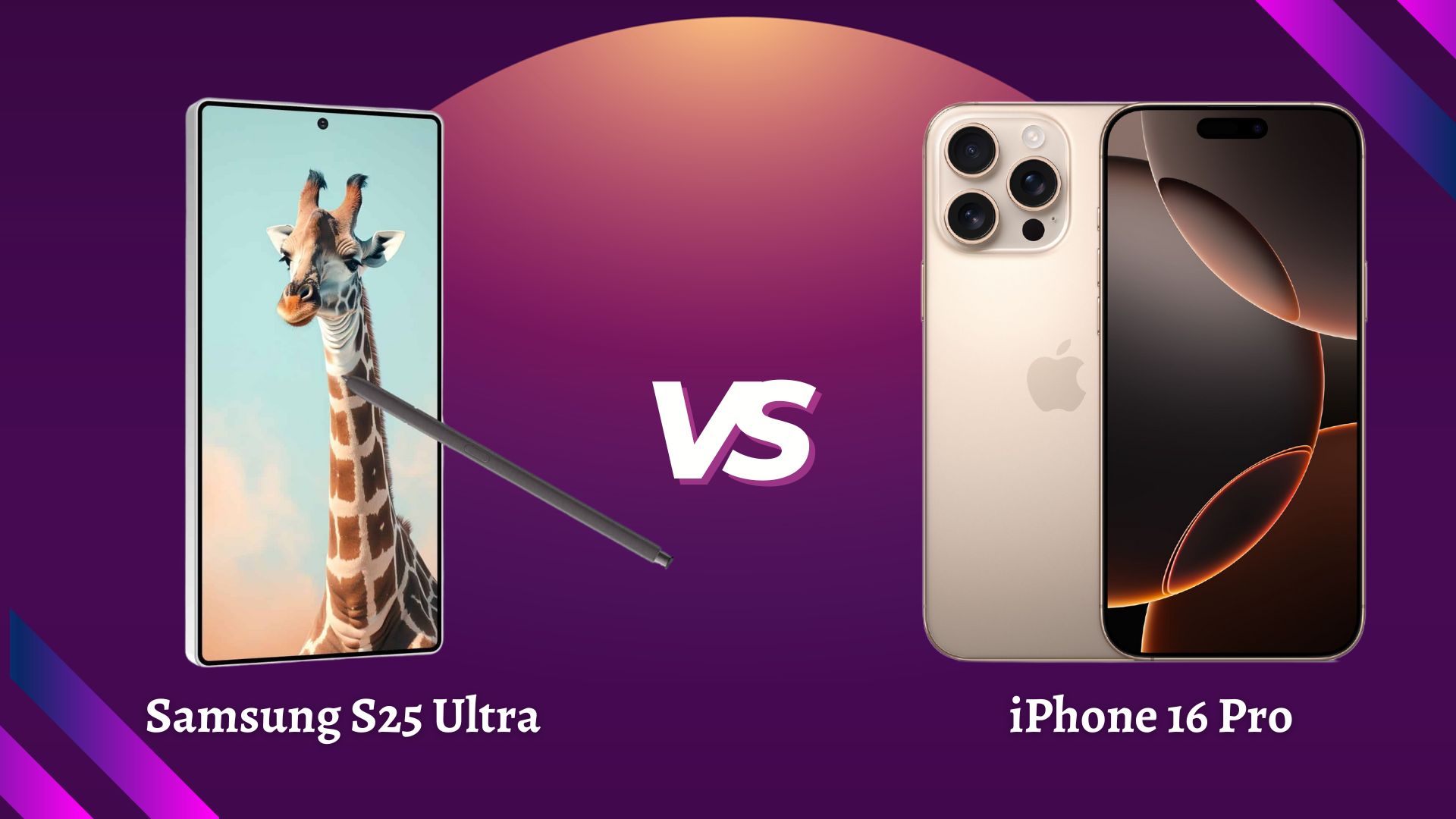 Samsung Galaxy S25 Ultra vs iPhone 16 Pro: A Detailed Comparison of Flagship Titans 1 Samsung Galaxy S25 Ultra vs iPhone 16 Pro: A Detailed Comparison of Flagship Titans