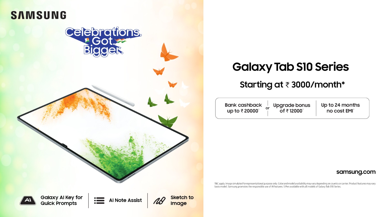 Samsung India Announces Exclusive Deals on Galaxy Tabs