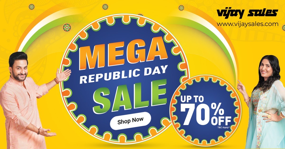 Vijay Sales Launches Republic Day Sale with Up to 70% Off on Electronics and Appliances