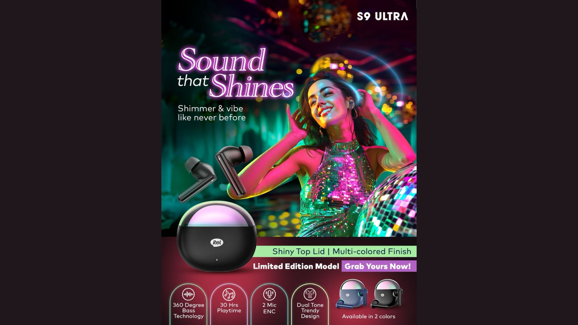 itel Unveils Pearlescent Finish S9 Ultra Earbuds – Style Meets Functionality