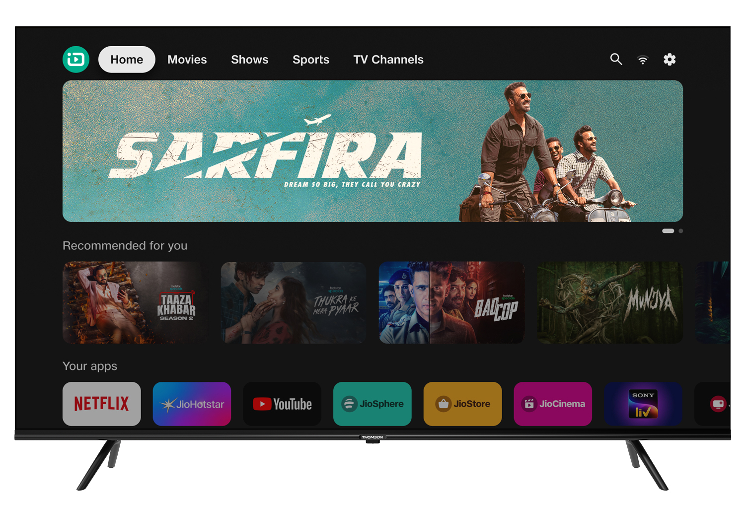 THOMSON Unveils India’s First 43-Inch QLED TVs Powered by JioTele OS 1 THOMSON Unveils India’s First 43-Inch QLED TVs Powered by JioTele OS