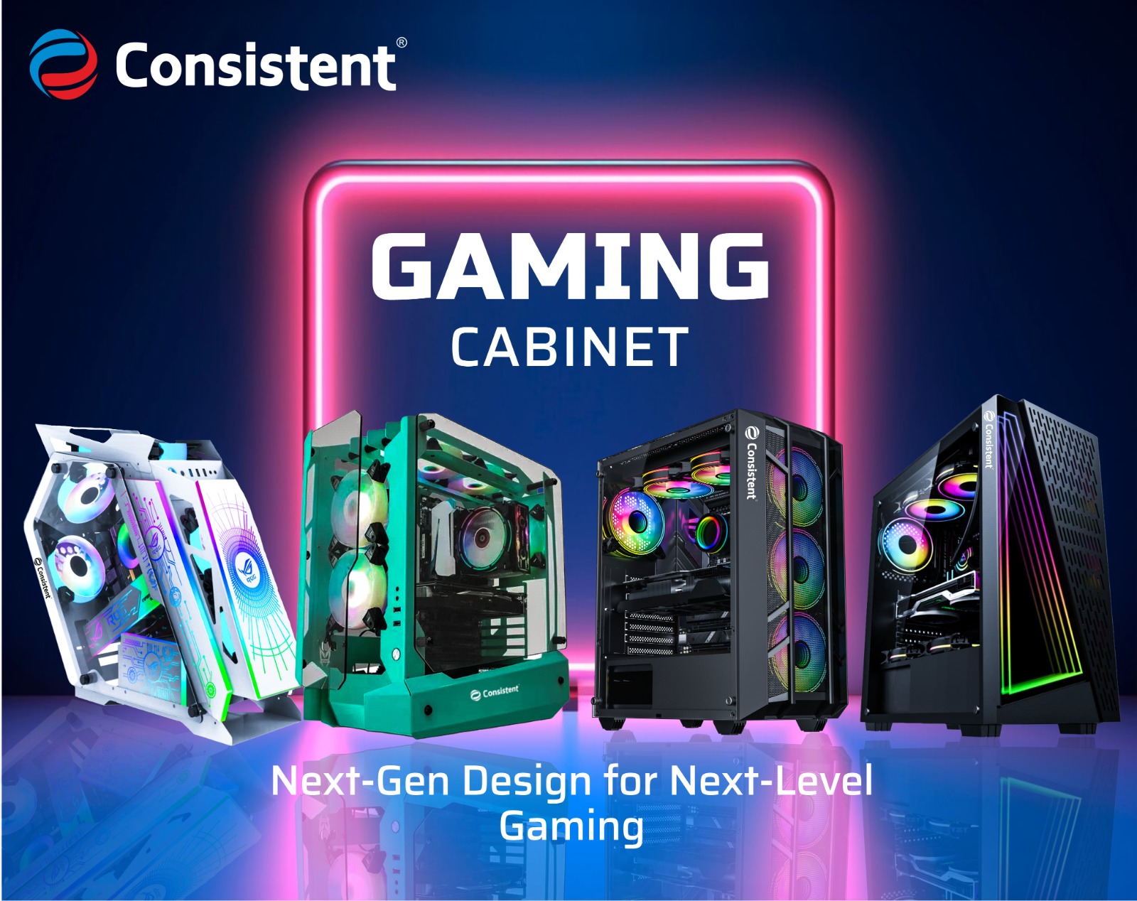 Consistent Infosystems Expands into Gaming Hardware with Advanced Gaming Cabinets