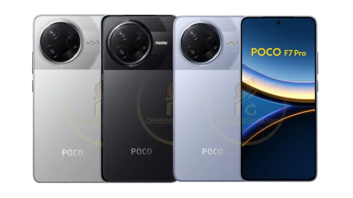 Leaked Renders Reveal POCO F7 Pro, F7 Ultra Appearance
