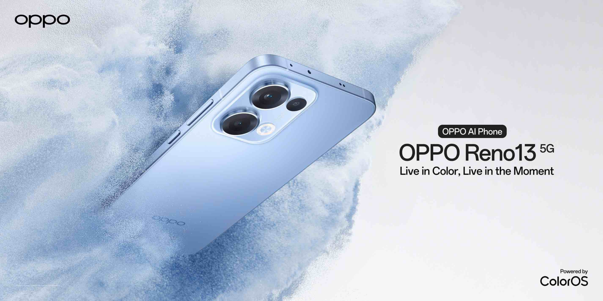 OPPO India Unveils Sky-Blue Variant of the Reno13 5G With AI Livephoto, AI Clarity, and Underwater Photography