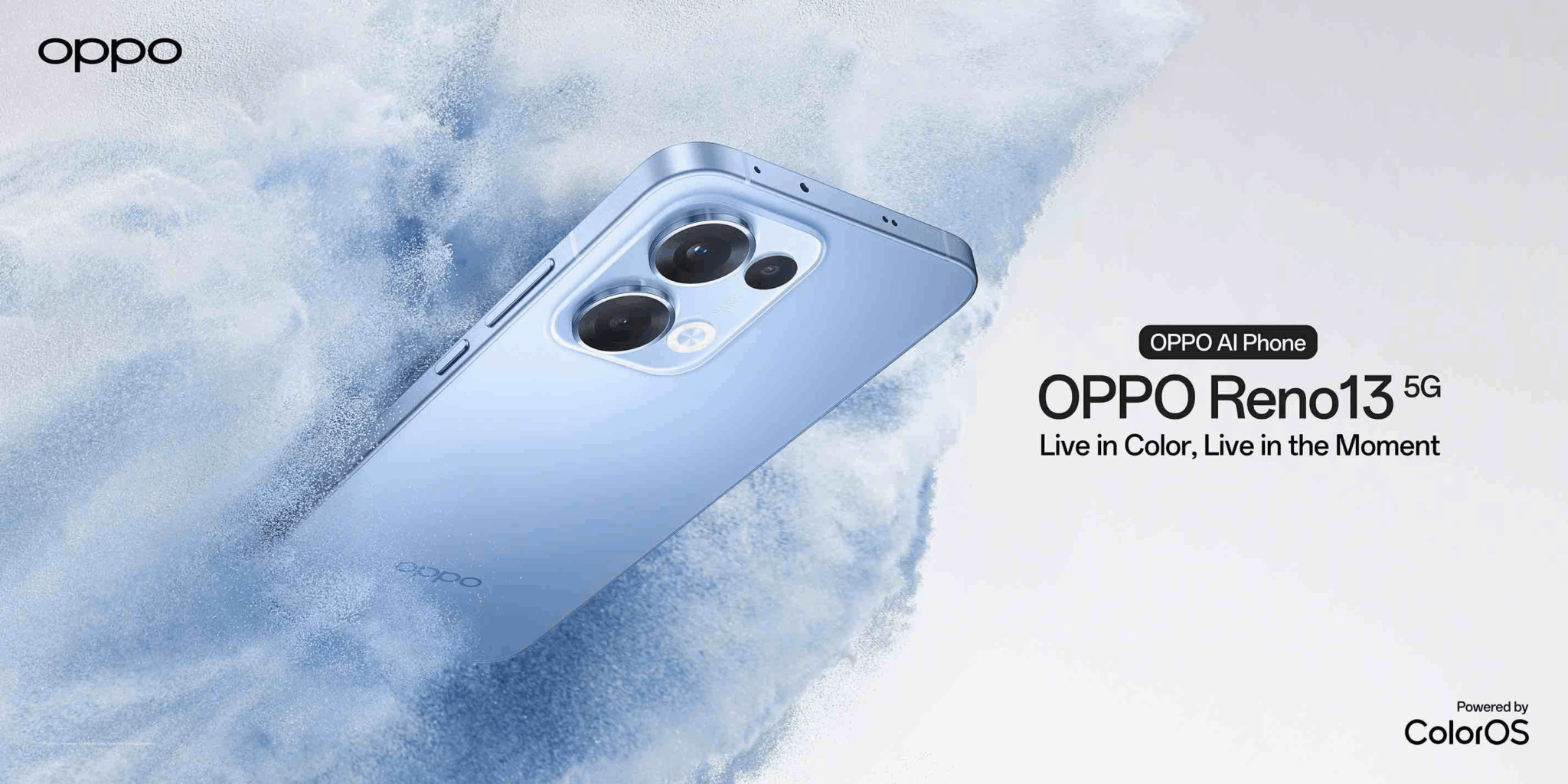 OPPO India Unveils Sky-Blue Variant of the Reno13 5G With AI Livephoto, AI Clarity, and Underwater Photography