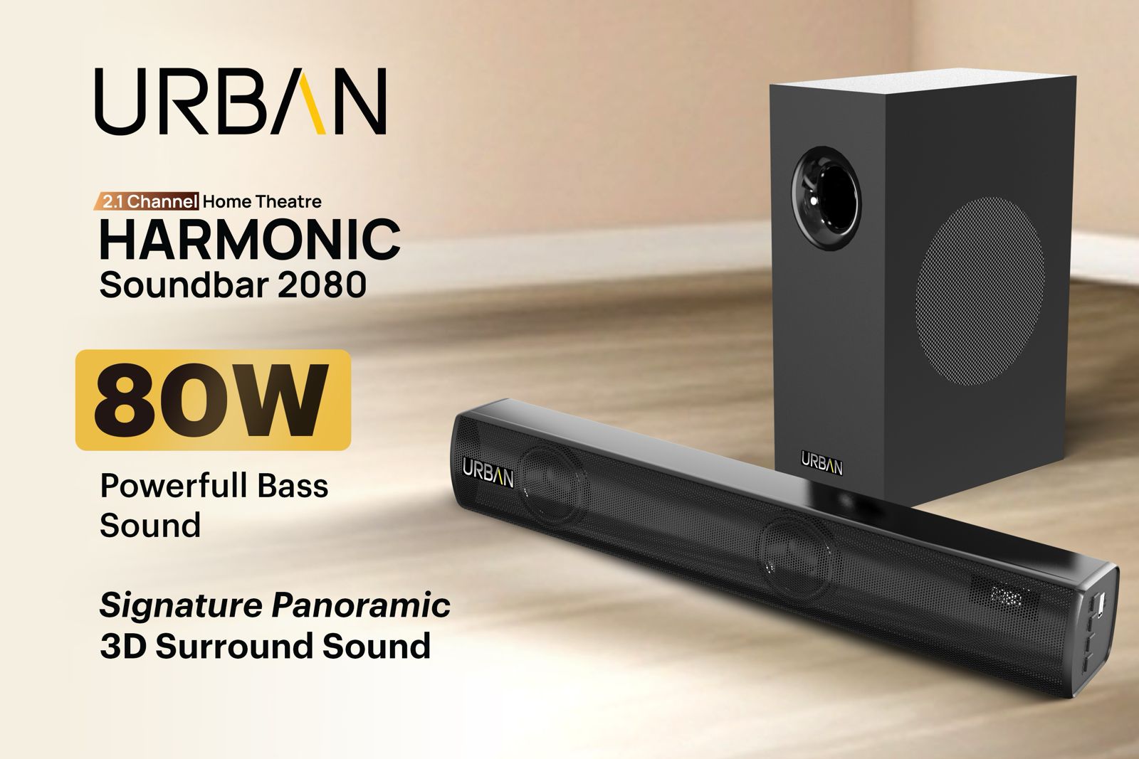 URBAN Launches Harmonic Soundbar 2080 for Home Cinematic Audio