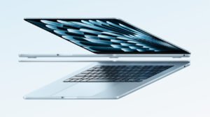 Sky Blue MacBook Air