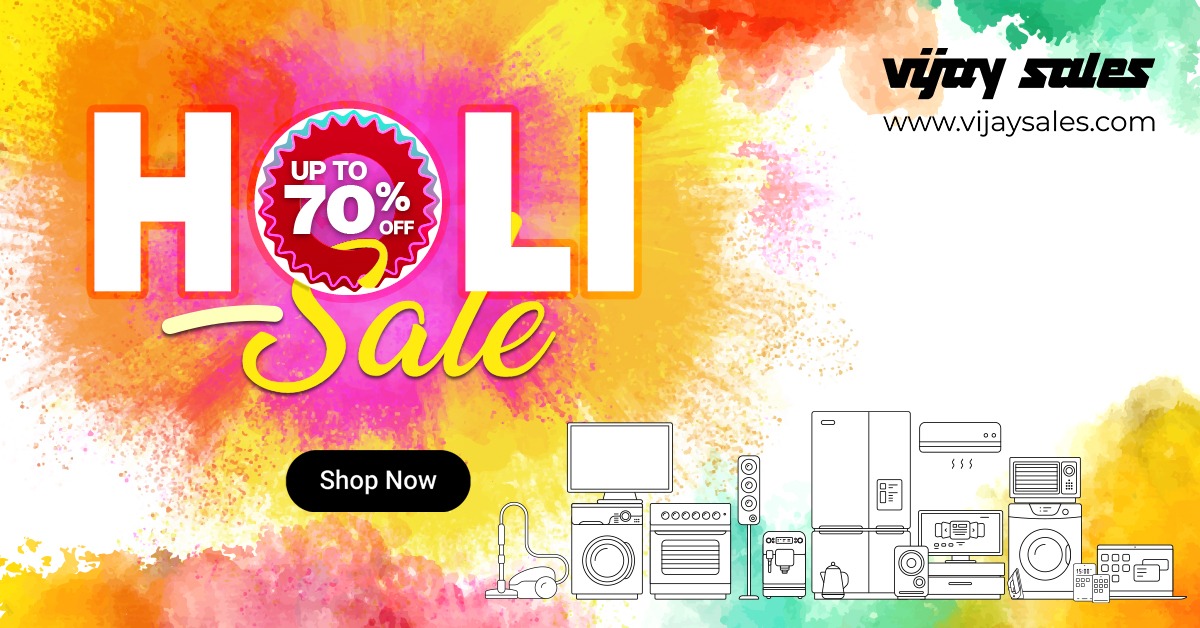 Vijay Sales Announces Festive Holi Sale with Discounts Up to 70%