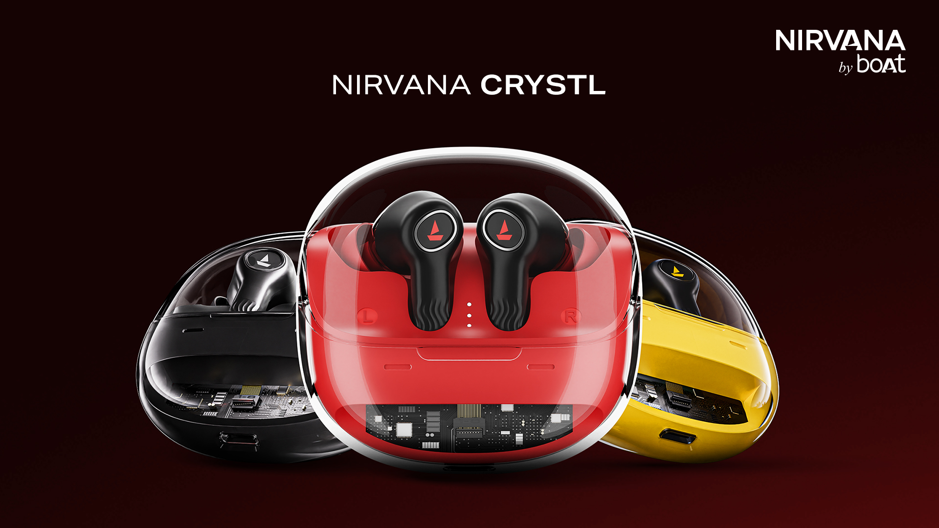 boAt Launches Nirvana Crystl Earbuds with ANC, Spatial Audio, and 100-Hour Battery