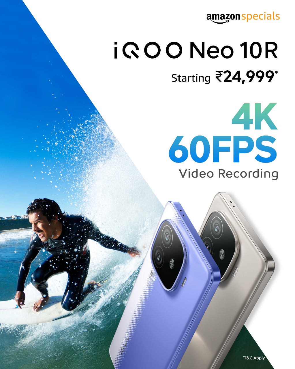 iQOO Neo 10R Performance Smartphone Available for Purchase Starting March 19