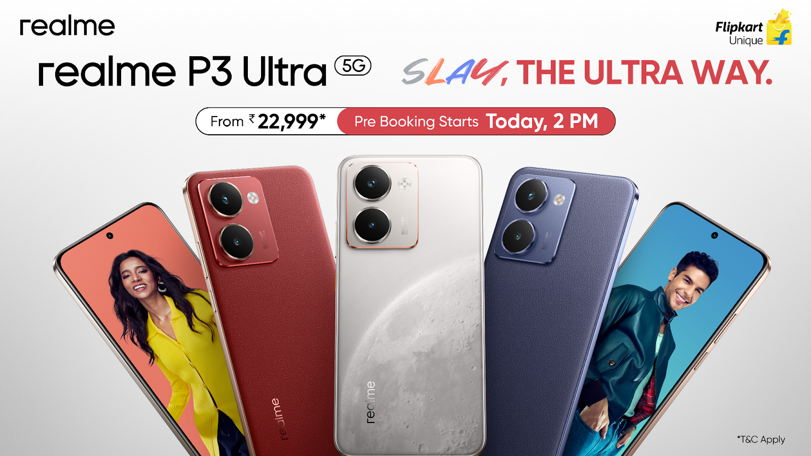realme Unveils P3 Series 5G Smartphones and New Wireless Earbuds in India