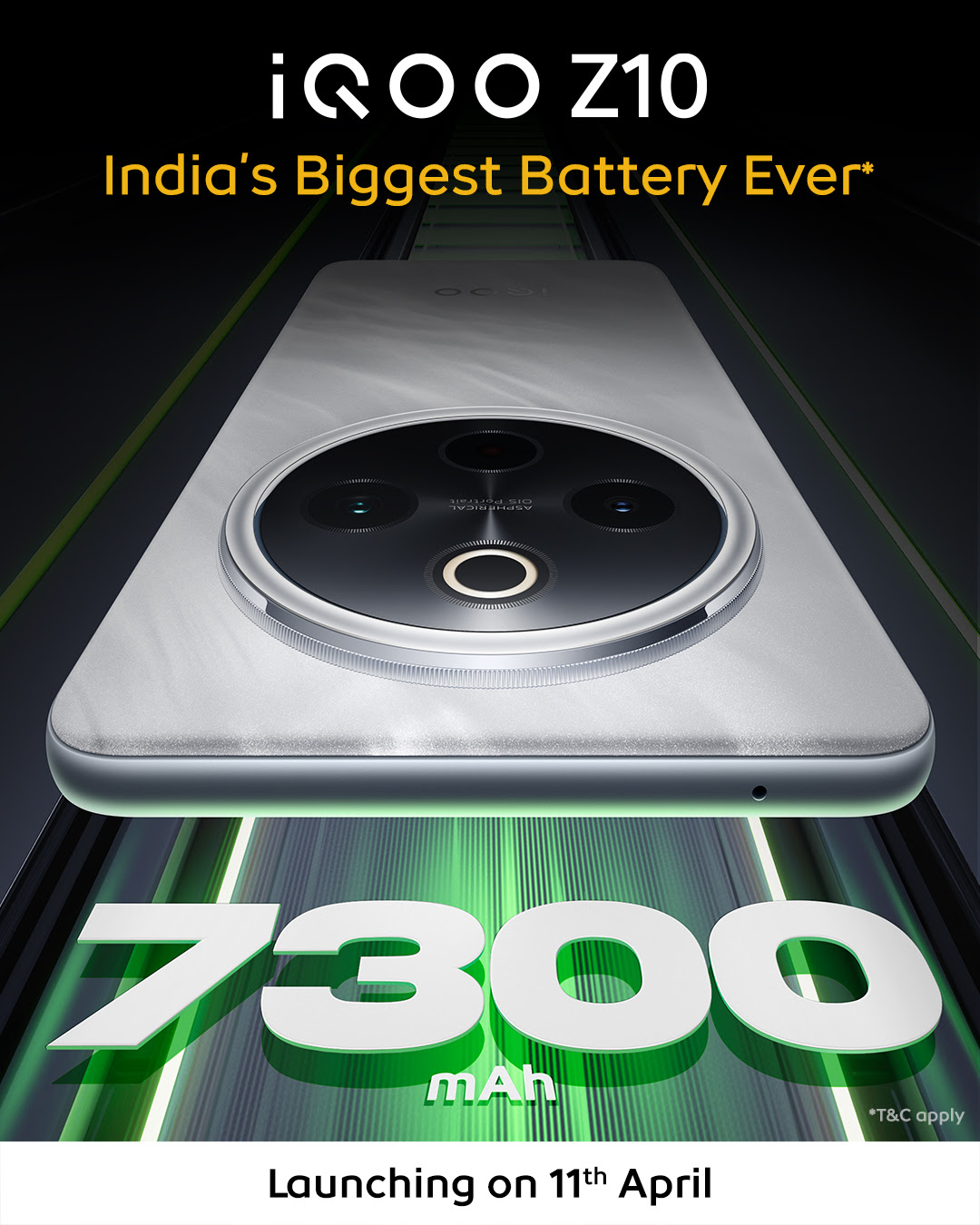 iQOO Z10 Set to Launch in India on April 11 with Massive Battery
