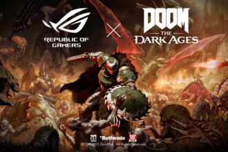 ASUS ROG and DOOM partner for a limited-edition ROG Astral RTX 5080 graphics card bundle, celebrating 30 years of ASUS GPUs and the launch of DOOM: The Dark Ages. Exclusive to Bethesda Gear Store.