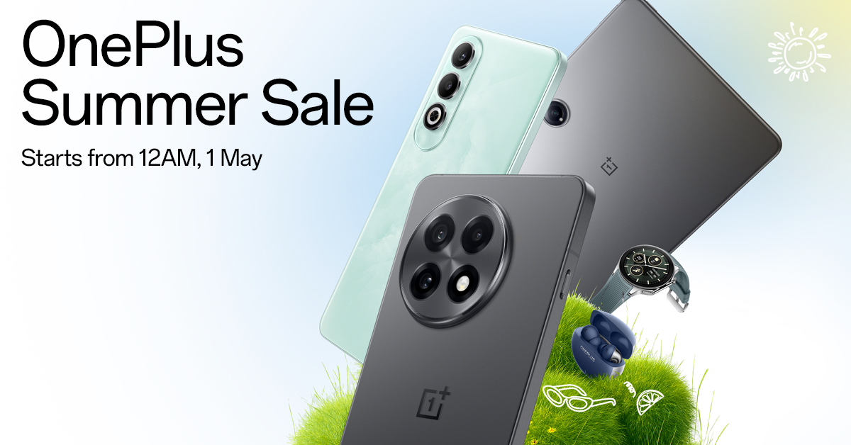 OnePlus Summer Sale in May 2025 brings exciting deals on phones, tablets, watches & earbuds. Find instant discounts, EMI options & more. Check out the best offers!