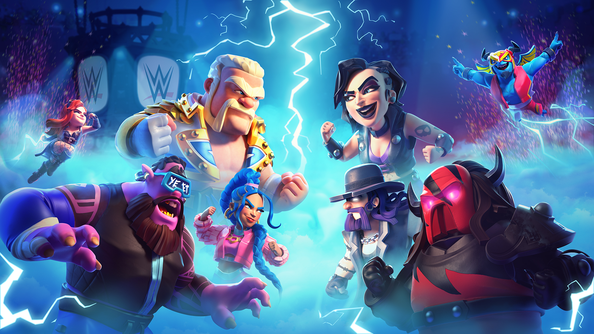 WWE Superstars Invade Clash of Clans Leading to WrestleMania 41