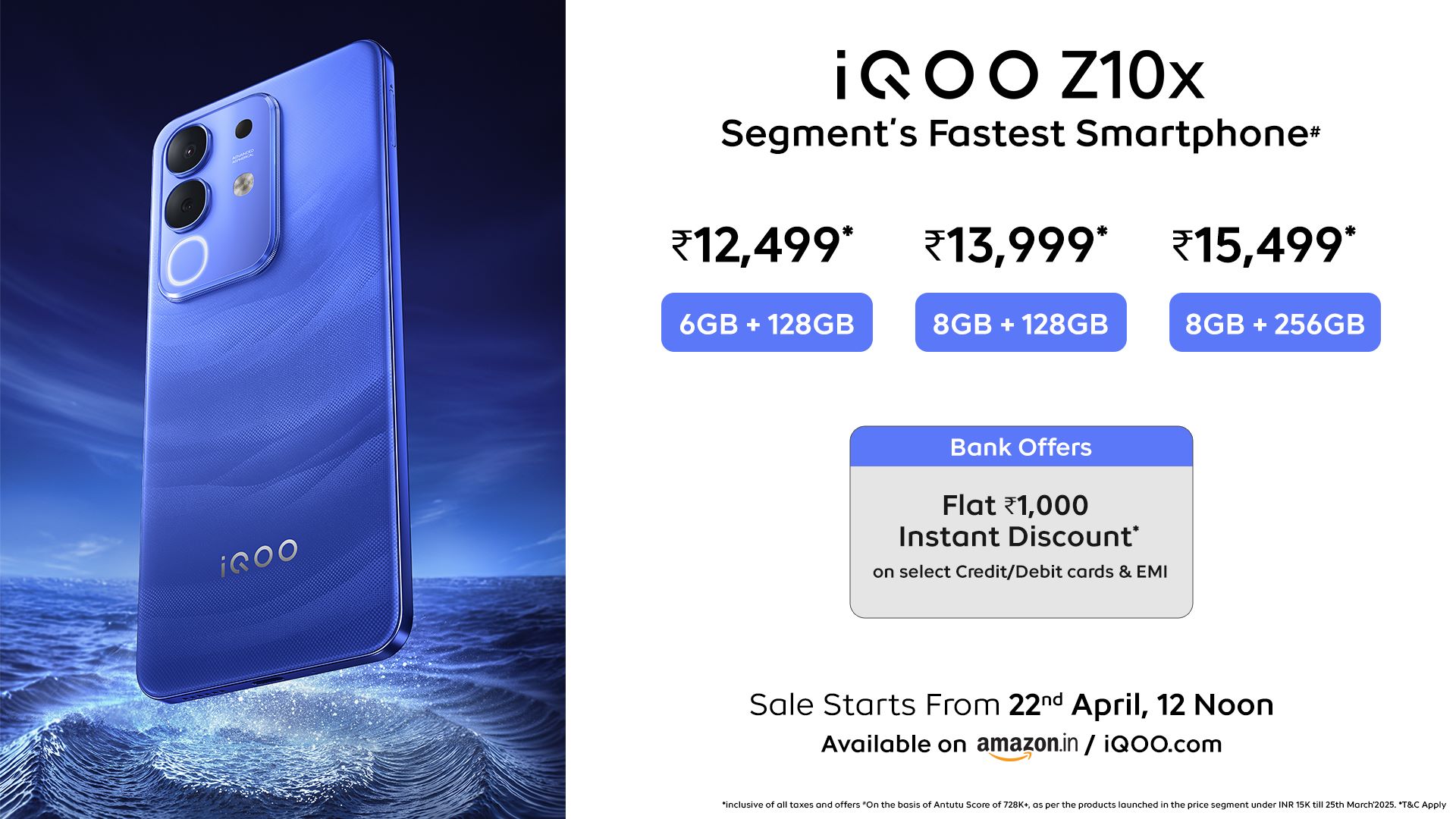 iQOO Z10x price