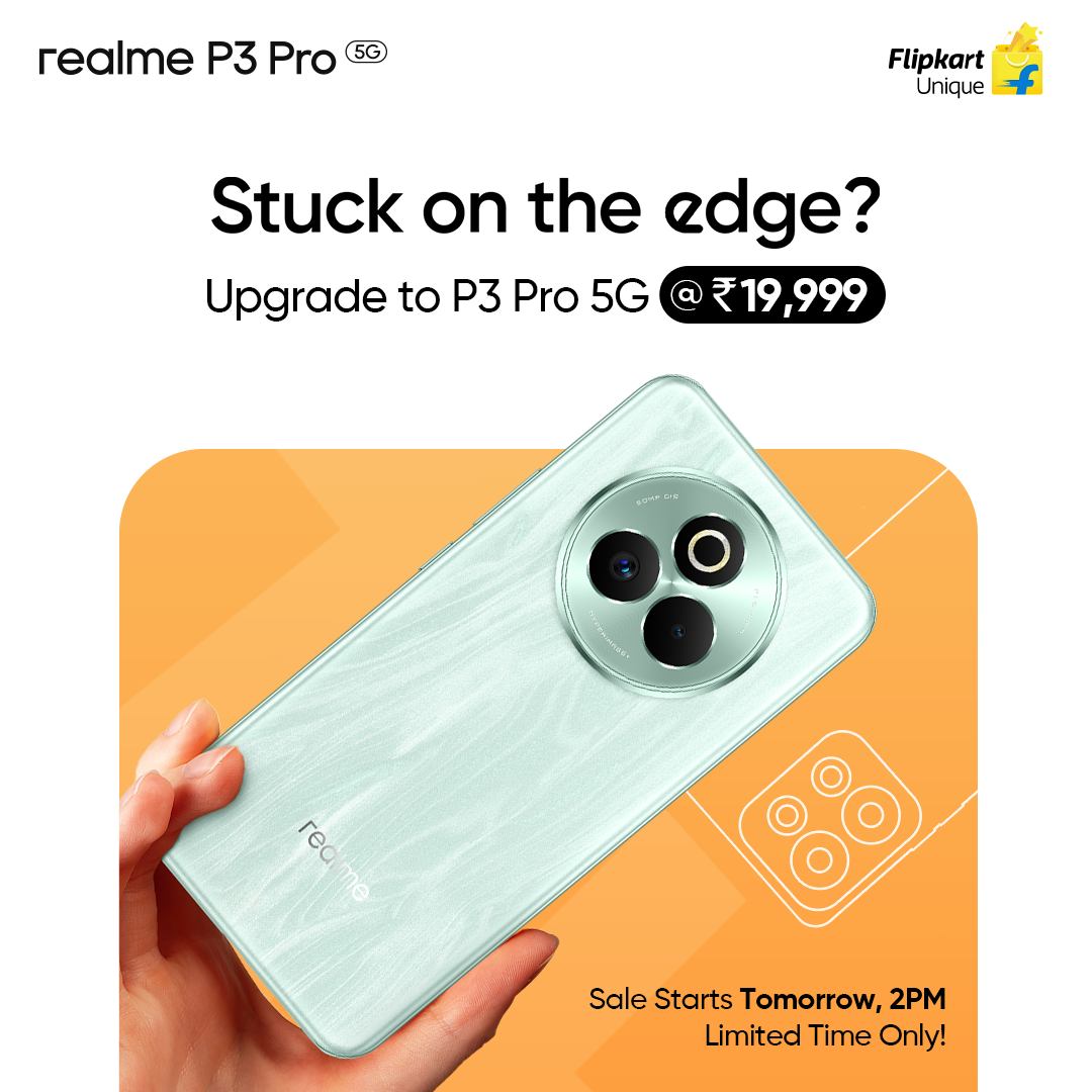 Realme Announces Discounts on Newly Launched P3 Series in India