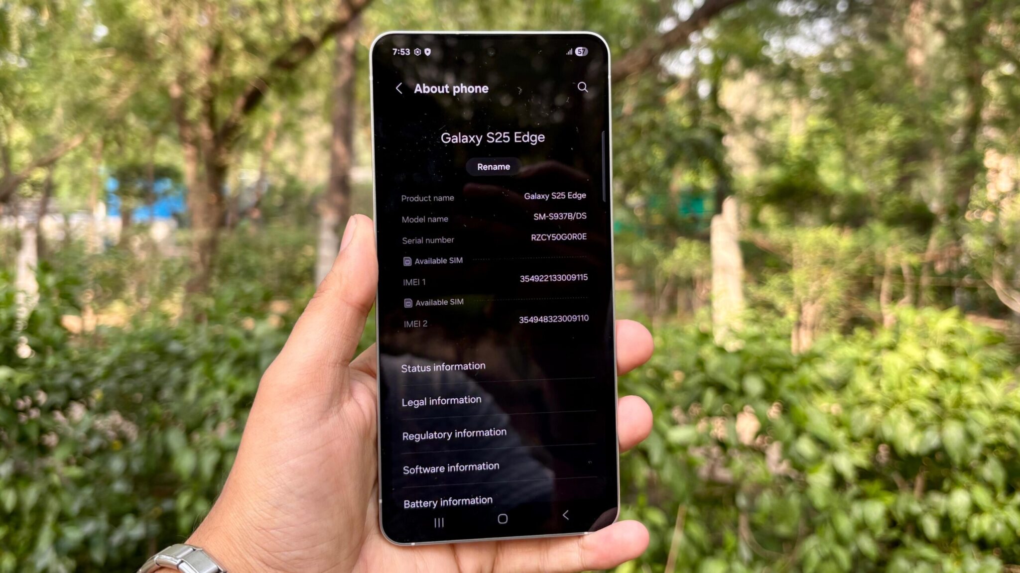 Samsung Galaxy S25 Edge