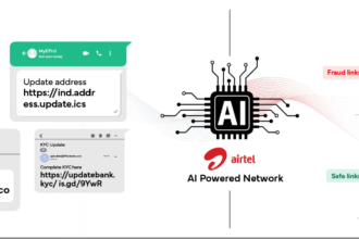 Airtel launches a FREE, world-first Fraud Detection Solution! Blocks malicious websites in real-time across all apps (WhatsApp, email, SMS & more). Stay safe from online scams!