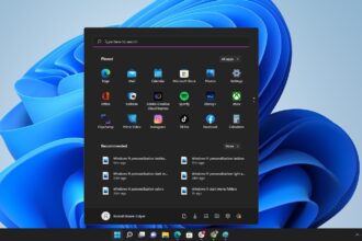 Windows 11 Start Menu