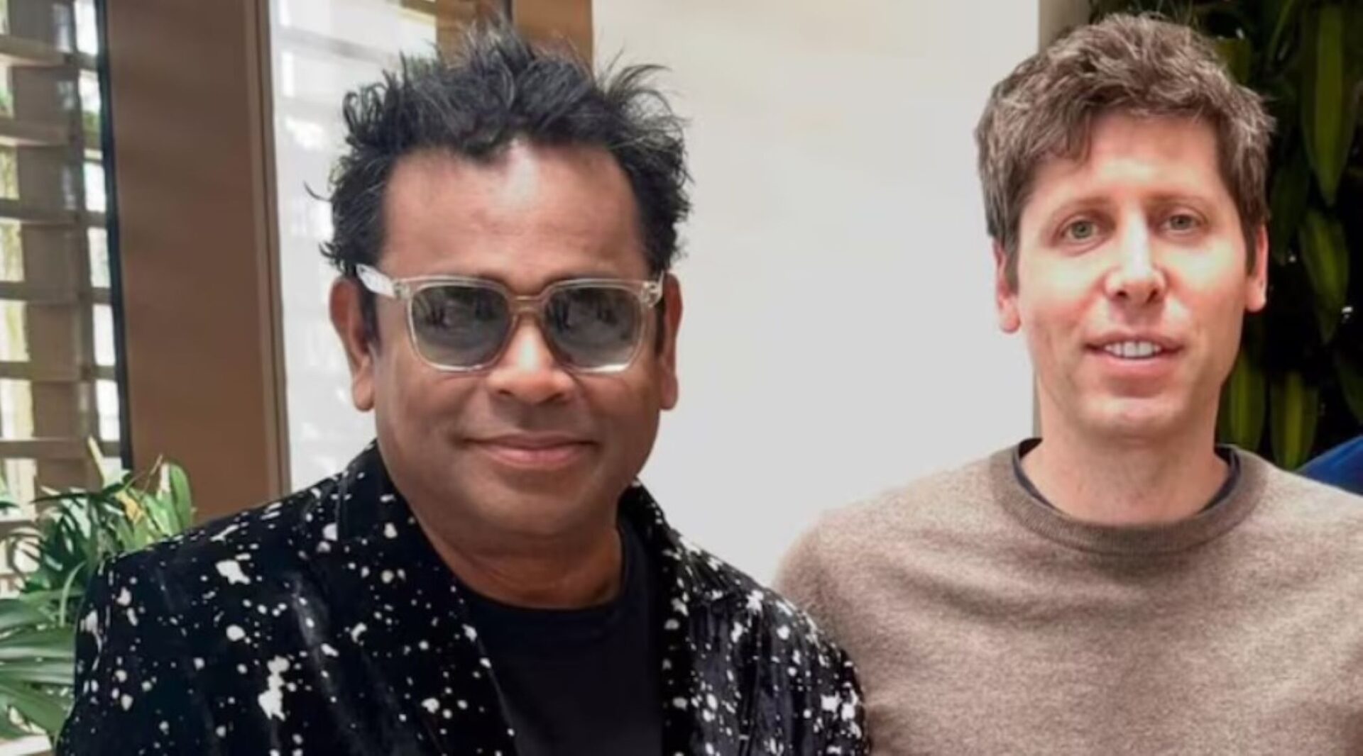 AR Rahman and Sam Altman Announce AI Music Project Secret Mountain