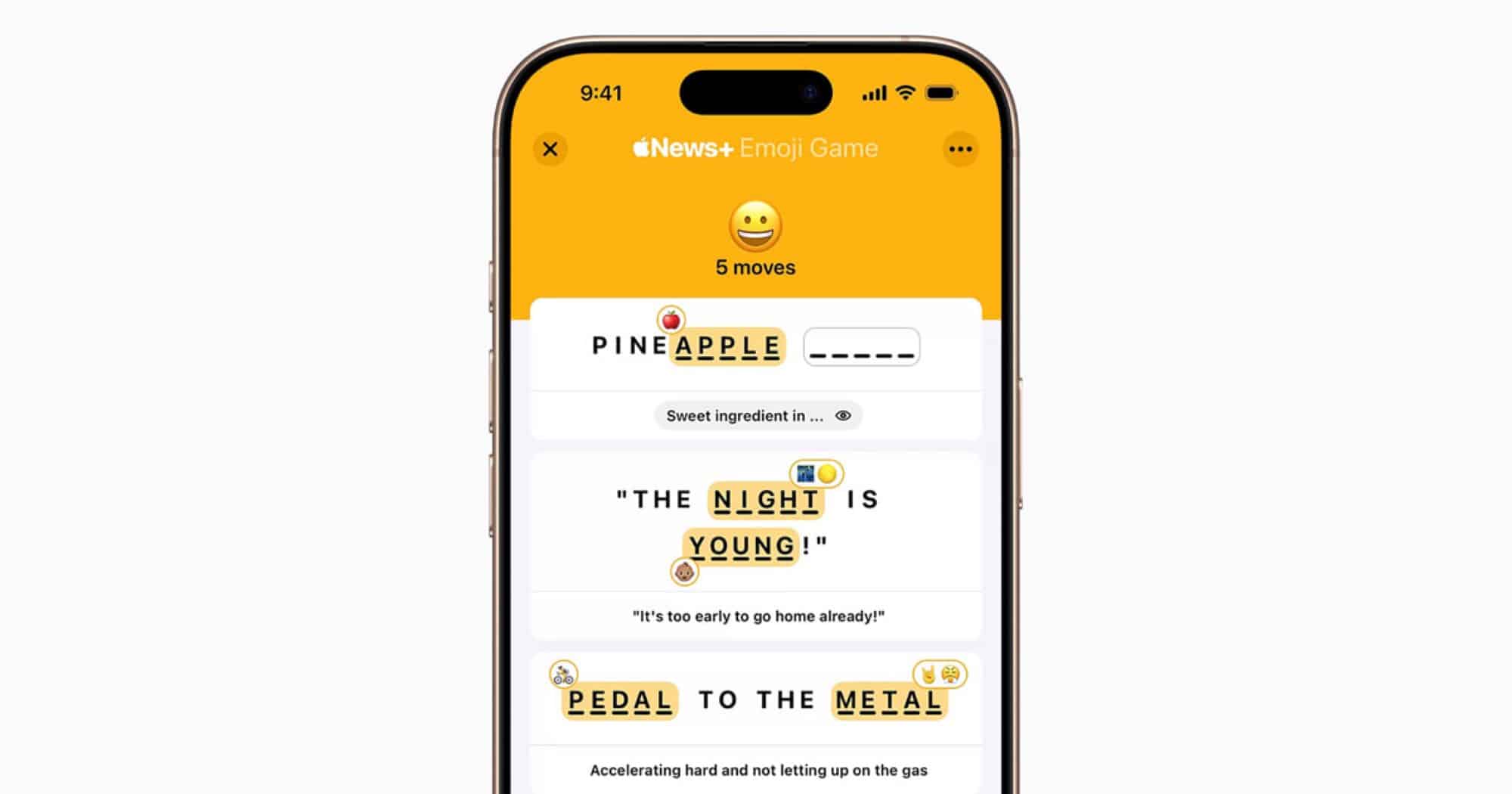 Apple News+ Introduces Daily Emoji Game