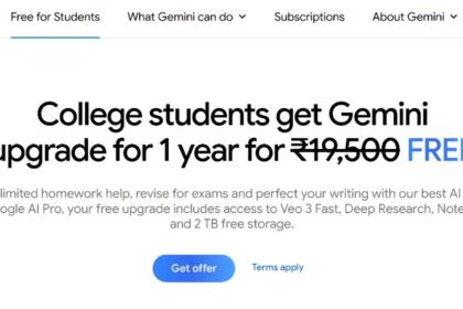 Google Offers Free AI Pro Plan to Indian Students 1