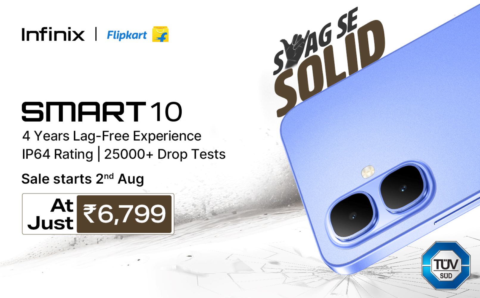Infinix SMART 10 Launches in India,
