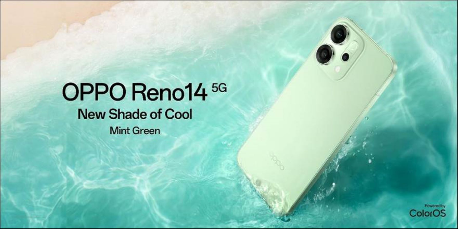 OPPO Reno14 5G Gets New Mint Green Color