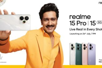 Realme Taps Vicky Kaushal as New Smartphone Ambassador, Realme 15 Series to Launch July 24