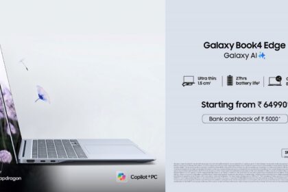 Samsung Launches Galaxy Book4 Edge AI Laptop with Snapdragon X Processor in India