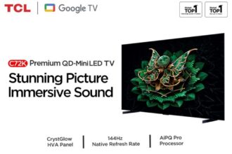 TCL Launches C72K QD Mini-LED TV