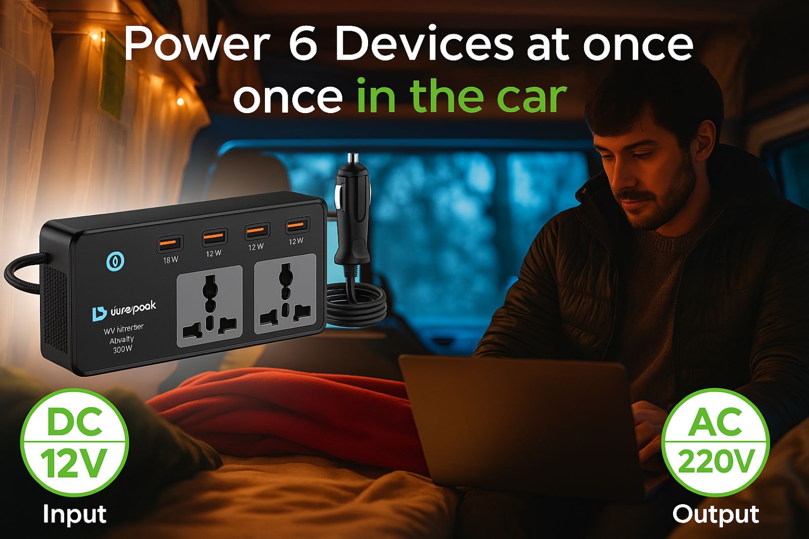 UltraProlink Introduces MACH AC 200 Car Inverter