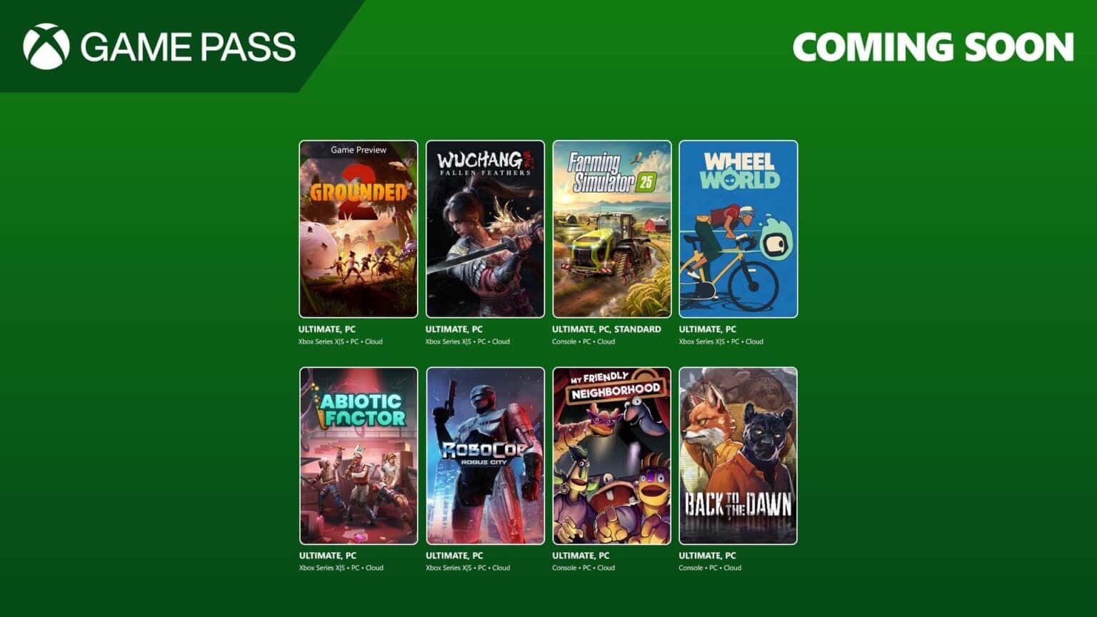 Xbox Game Pass Reveals July 2025 Wave 2 Lineup