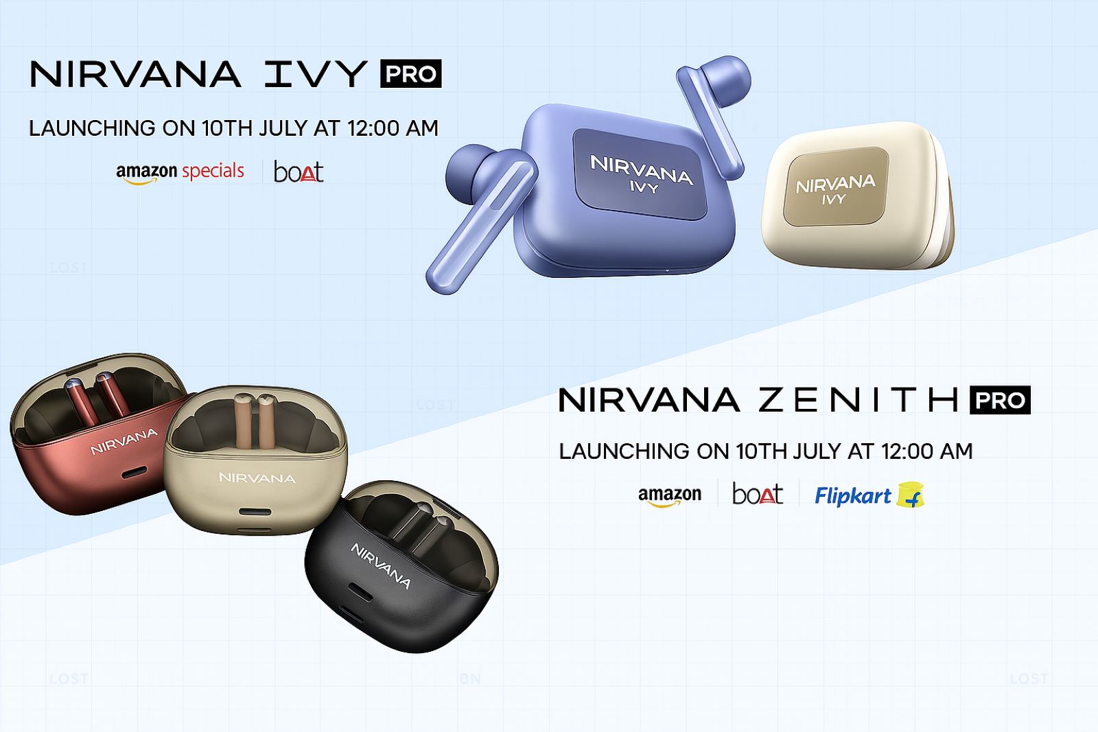 boAt Launches New Nirvana Zenith Pro and Nirvana Ivy Pro TWS Earbuds